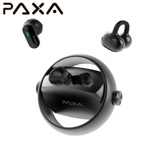 PAXA Ctbuds In-Ear & Clip-On 2-In-1 Wireless Bluetooth Headphones, Bluetooth 6.0 ,Comfortable Wearing & IPX5 Waterproof Sports Earbuds for Work, Fitness ,Two Earphones Connected at the Same Time for Uninterrupted Listening ,Couple Earphones